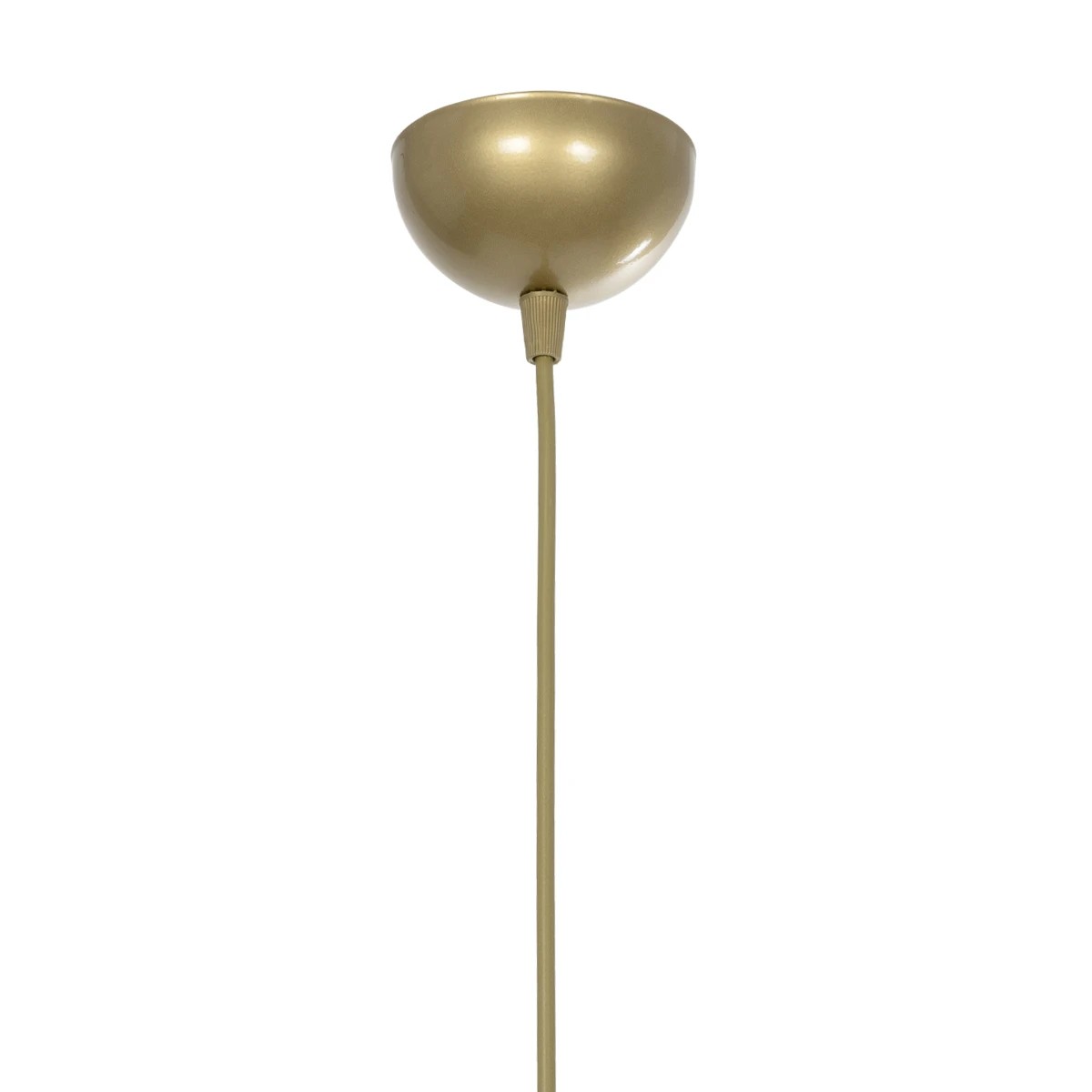 GloboStar® LUCANA 201-0074 Vintage Κρεμαστό Φωτιστικό Πλέγμα Μονόφωτο 1 x E27 IP20 Χρυσό Μέταλλο - Μ30 x Π30 x Υ70cm - Image 10