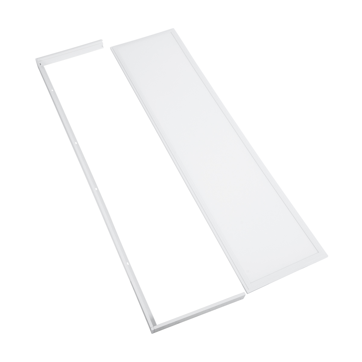 GloboStar® 60221 Πλαίσιο Στήριξης PVC Επιτοίχιας Τοποθέτησης για LED Panel 120x30cm - Λευκό - Image 5