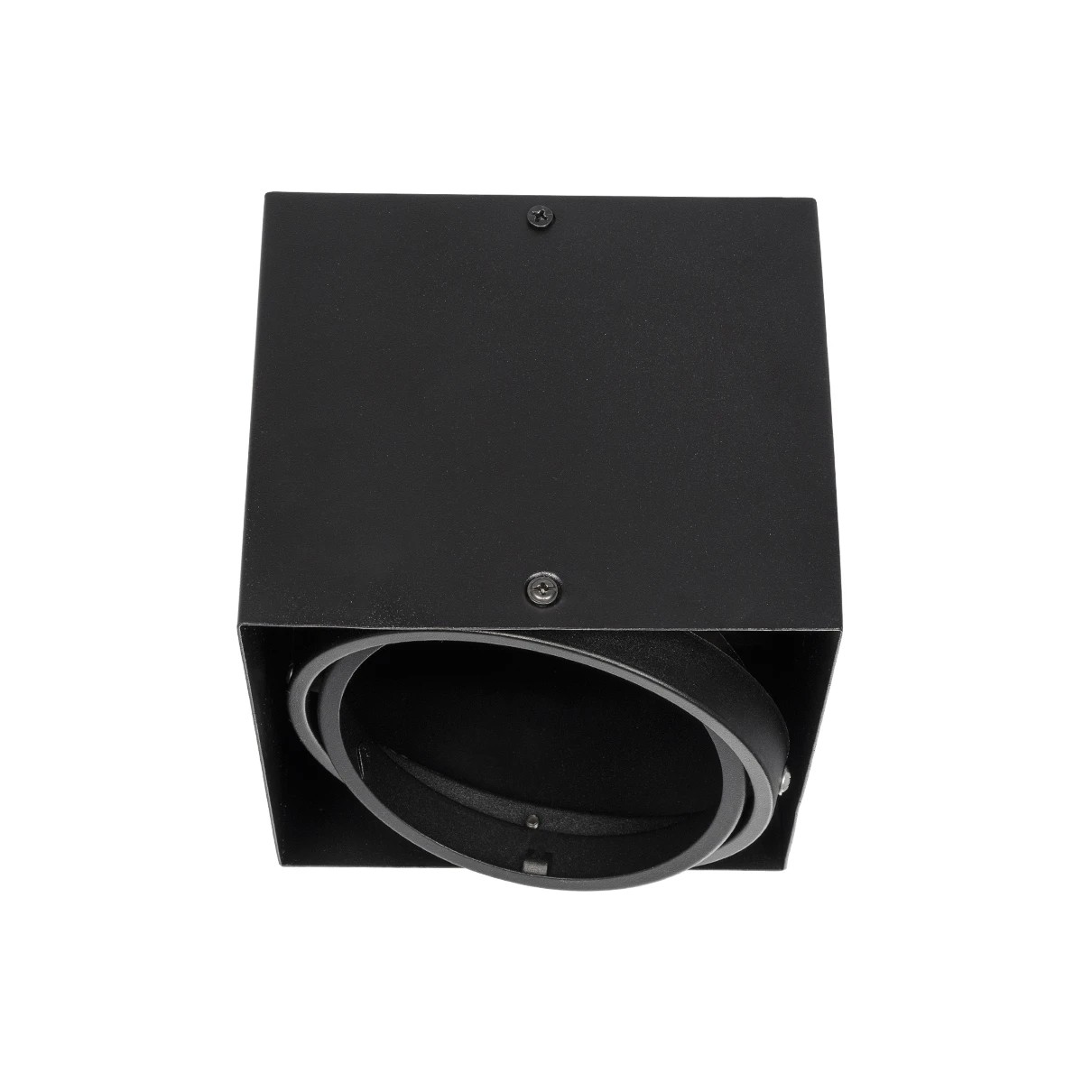 GloboStar® MAGMA 60626 Μοντέρνο Φωτιστικό Οροφής Σποτ Μονόφωτο 1 x GU10 IP20 Μαύρο Αλουμίνιο - Μ15 x Π15 x Υ13cm - Image 3