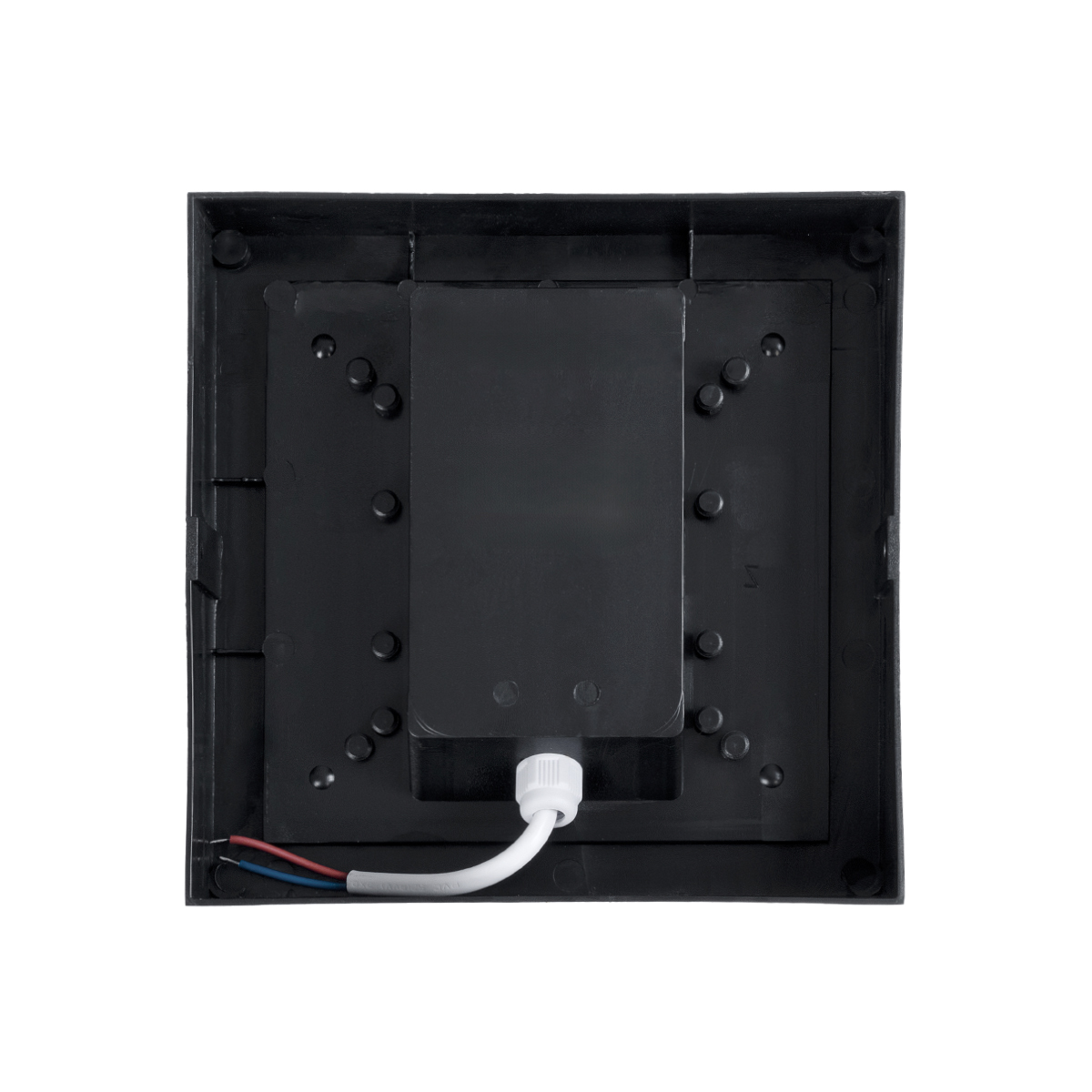 GLOBOSTAR® APEX 60770 Φωτιστικό Τοίχου - Απλίκα Εσωτερικού/Εξωτερικού Χώρου LED 10W 1050lm 120° AC175-265V Αδιάβροχο IP65 - Πλαστικό Σώμα - Φυσικό λευκό 4500K - Μ17 x Π17 x Υ9cm - Μαύρο - Bridgelux Chip - 3 Χρόνια Εγγύηση - Image 7