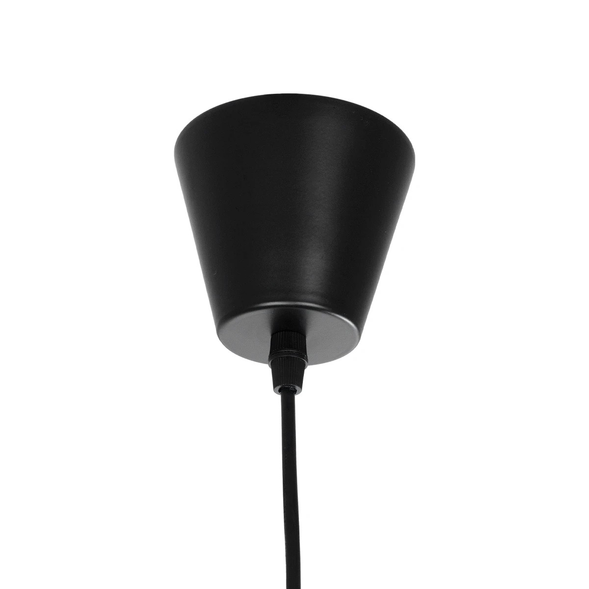 GloboStar® LUMINOVA 61466 Μοντέρνο Κρεμαστό Φωτιστικό Πλέγμα Μονόφωτο 1 x E27 IP20 Μαύρο Σχοινί με Μαύρο Σύρμα - Μ80 x Π80 x Υ30cm - Image 9