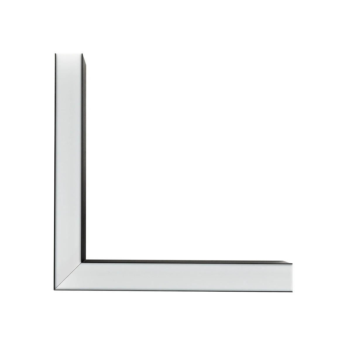 GLOBOSTAR® ALP-CORNER-SIDE90 LUMILINE 61767 Επιφανειακό / Κρεμαστό Προφίλ Αλουμινίου Γωνία με Λευκό Γαλακτερό Πατητό Κάλυμμα για Ταινίες LED IP20 - Μαύρο Ματ - Μ30 x Π3.5 x Υ7cm - Image 8