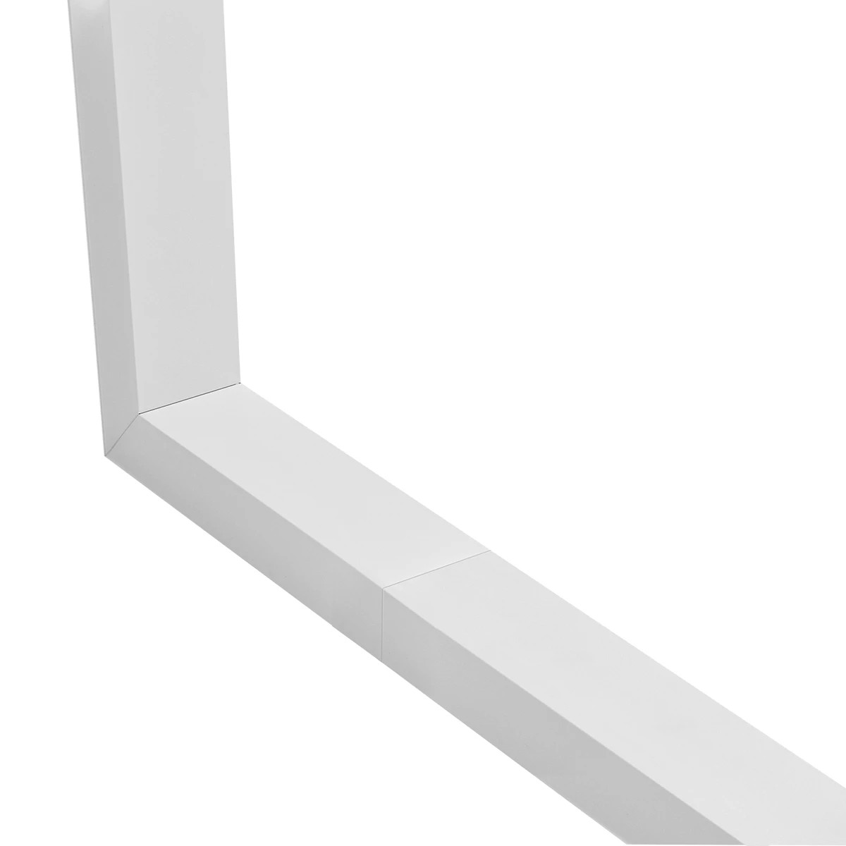 GLOBOSTAR® ALP-CORNER-SIDE90 BRIGHTRAIL 61777 Επιφανειακό / Κρεμαστό Προφίλ Αλουμινίου Γωνία με Λευκό Γαλακτερό Πατητό Κάλυμμα για Ταινίες LED IP20 - Λευκό Ματ - Μ30 x Π5 x Υ7.5cm - Image 5