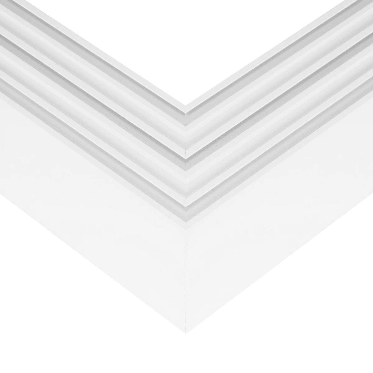 GLOBOSTAR® ALP-CORNER-SIDE90 BRIGHTRAIL 61777 Επιφανειακό / Κρεμαστό Προφίλ Αλουμινίου Γωνία με Λευκό Γαλακτερό Πατητό Κάλυμμα για Ταινίες LED IP20 - Λευκό Ματ - Μ30 x Π5 x Υ7.5cm - Image 7