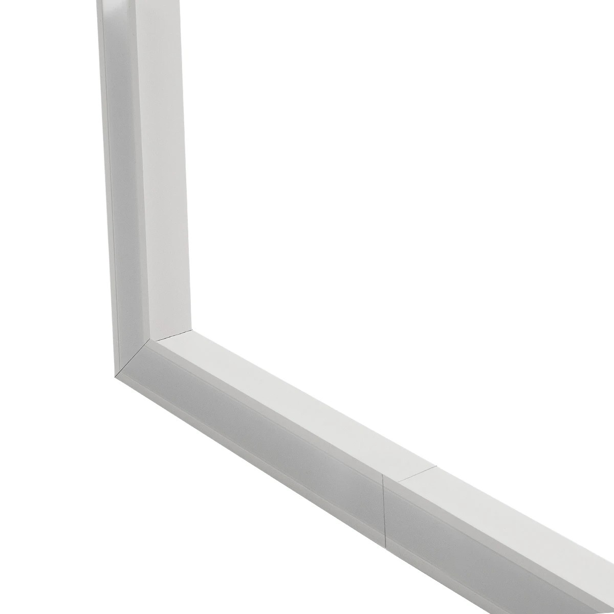GLOBOSTAR® ALP-CORNER-SIDE90 RECESSA 61788 Χωνευτό Προφίλ Αλουμινίου Γωνία με Λευκό Γαλακτερό Πατητό Κάλυμμα για Ταινίες LED IP20 - Λευκό Ματ - Μ30 x Π3.5 x Υ4cm - Image 5