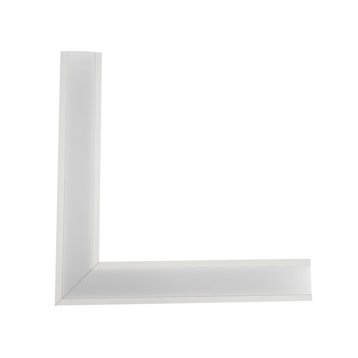 GLOBOSTAR® ALP-CORNER-SIDE90 RECESSA 61788 Χωνευτό Προφίλ Αλουμινίου Γωνία με Λευκό Γαλακτερό Πατητό Κάλυμμα για Ταινίες LED IP20 - Λευκό Ματ - Μ30 x Π3.5 x Υ4cm - Image 8