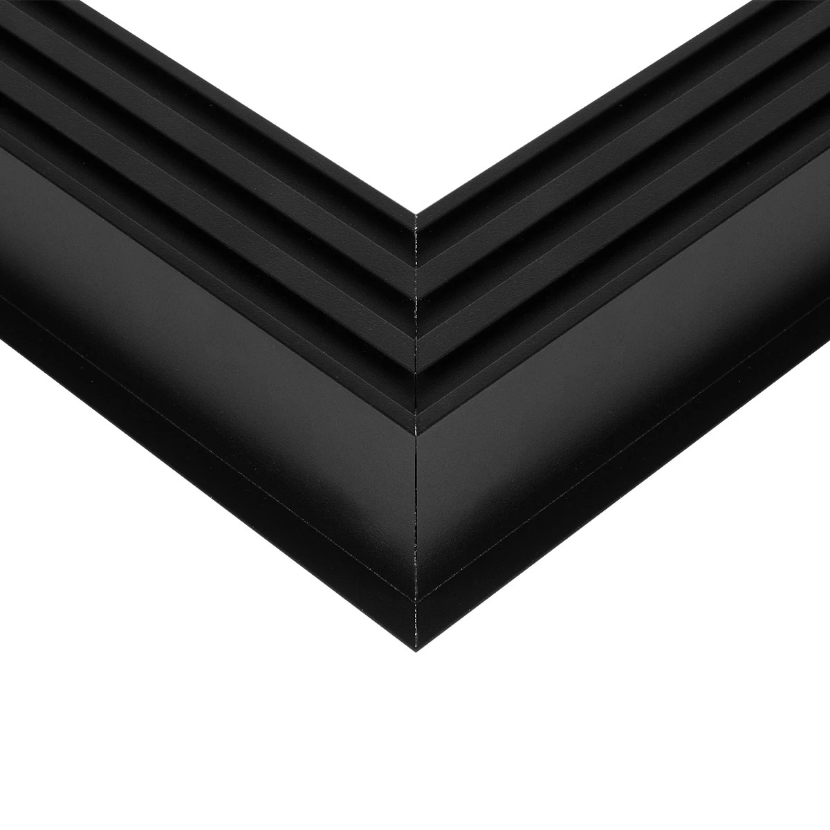GLOBOSTAR® ALP-CORNER-SIDE90 RECESSA 61789 Χωνευτό Προφίλ Αλουμινίου Γωνία με Λευκό Γαλακτερό Πατητό Κάλυμμα για Ταινίες LED IP20 - Μαύρο Ματ - Μ30 x Π3.5 x Υ4cm - Image 6