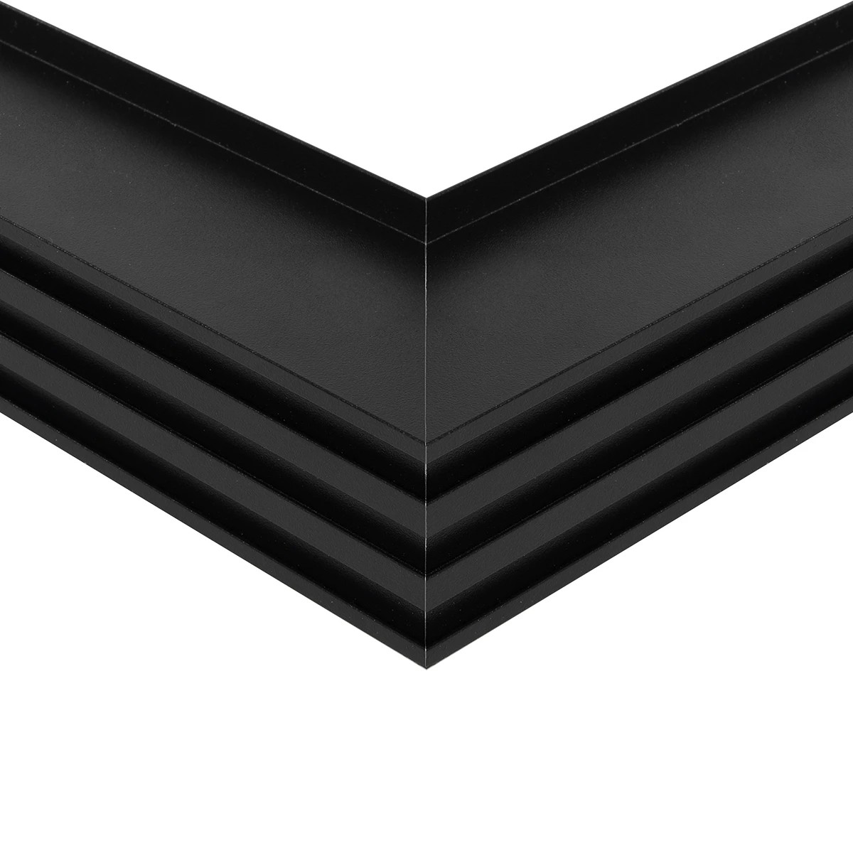 GLOBOSTAR® ALP-CORNER-IN90 RECESSA 61792 Χωνευτό Προφίλ Αλουμινίου Γωνία με Λευκό Γαλακτερό Πατητό Κάλυμμα για Ταινίες LED IP20 - Μαύρο Ματ - Μ30 x Π3.5 x Υ4cm - Image 6