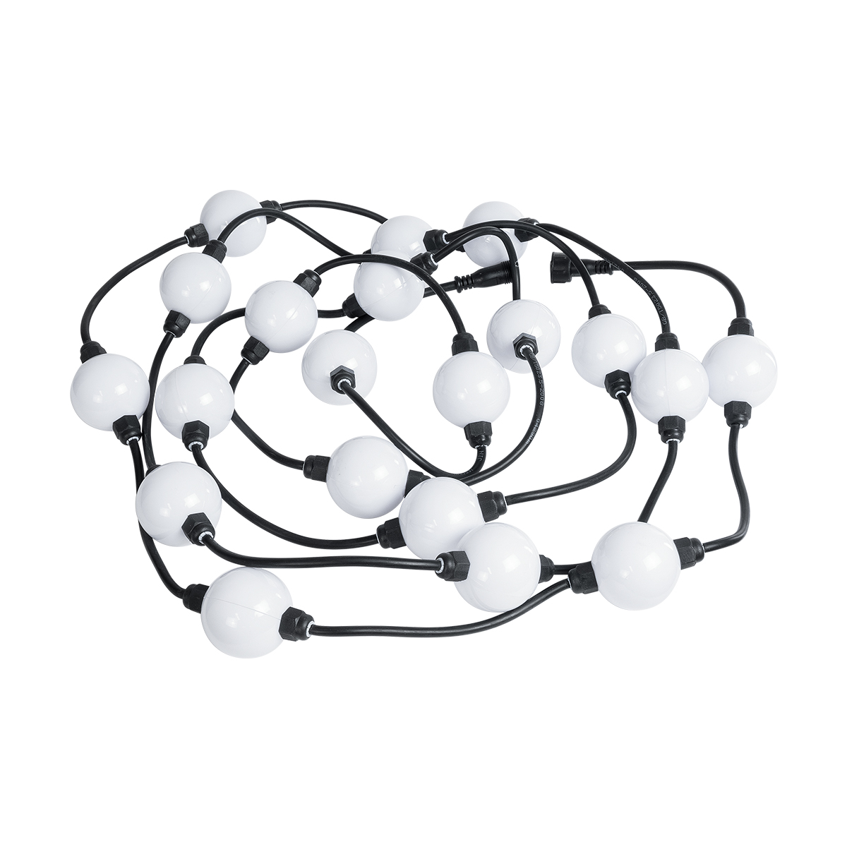 GloboStar® 73722 Digital Pixel Addressable Facade Module Chain String with 20 Spots - Ψηφιακή Αλυσίδα - Γιρλάντα με 20 Σποτ LED SMD 3535 30W 60LED 20PIXEL SPI/TTL Protocol IC WS2811/SM16703P 1300lm 360° DC 12V Αδιάβροχο IP67 Πολύχρωμο RGB - Φ5 x Μ460cm - 3 Χρόνια Εγγύηση - Image 4