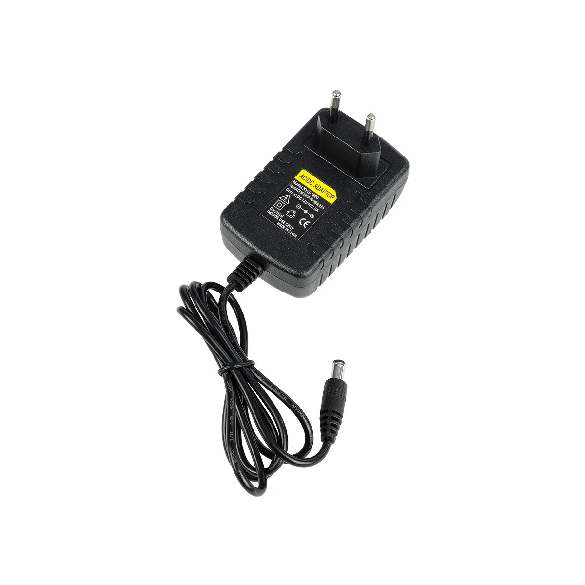 GloboStar® 73072 Πλαστικό Τροφοδοτικό SELV για προΪόντα LED 24W 2A - AC220-240V σε DC 12V - IP20 - Μ5 x Π7.5 x Υ8cm - 2 Χρόνια Εγγύηση - Image 3