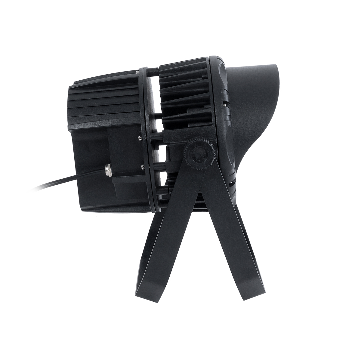 GLOBOSTAR® FLOOD-KARA 90818 Προβολέας Σποτ Wall Washer με Αντιθαμβωτική Γρίλια LED 54W 6480lm 5° DC 24V Αδιάβροχο IP67 Θερμό Λευκό 2700K Dimmable - Γκρι Ανθρακί - Μ28 x Π32 x H27cm - 3 Χρόνια Εγγύηση - Image 3