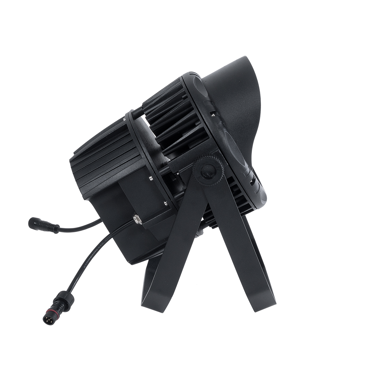 GLOBOSTAR® FLOOD-KARA 90820 Προβολέας Σποτ Wall Washer με Αντιθαμβωτική Γρίλια LED 54W 5940lm 5° DC 24V Αδιάβροχο IP67 RGBW DMX512 Dimmable - Γκρι Ανθρακί - Μ28 x Π32 x H27cm - 3 Χρόνια Εγγύηση - Image 3