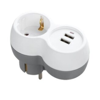 Technik Professional Πρίζα 1 Θέση + 2 USB-A 16A