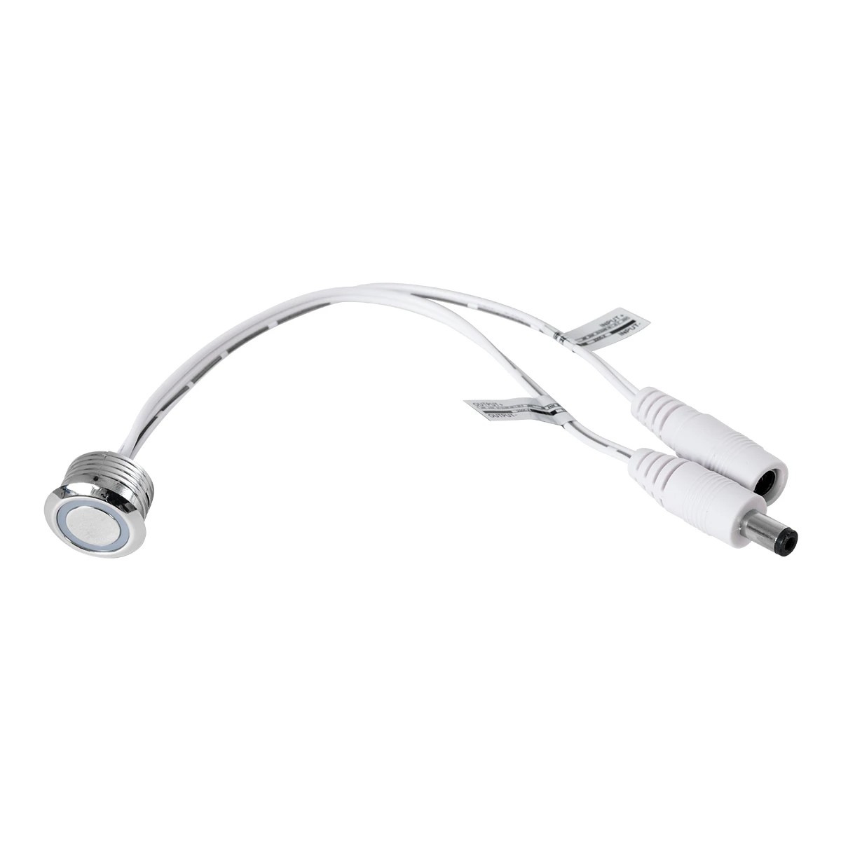 GLOBOSTAR® BUTTON 70793 Φωτιζόμενος Χωνευτός Διακόπτης Αφής On/Off & Push Dimming LED DC 12-24V 1 x 4A 96W Max IP20 Μπλε - Μ2 x Π2 x Υ1.2cm - 2 Χρόνια Εγγύηση - Image 2