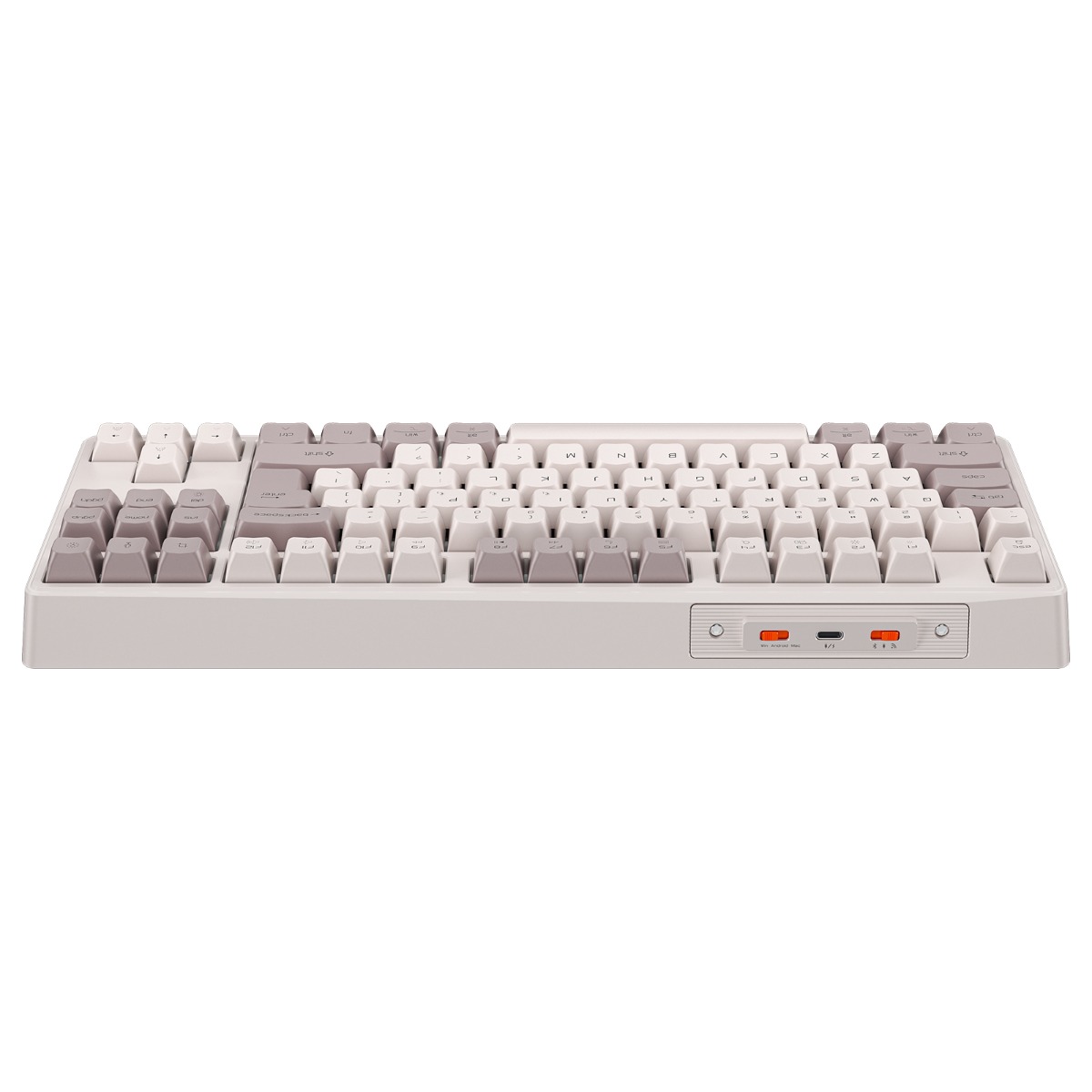 Meetion MT-MK14 Μηχανικό Πληκτρολόγιο Gaming Ενσύρματο & Ασύρματο με Bluetooth και 2.4G RGB Λευκό US - Image 3