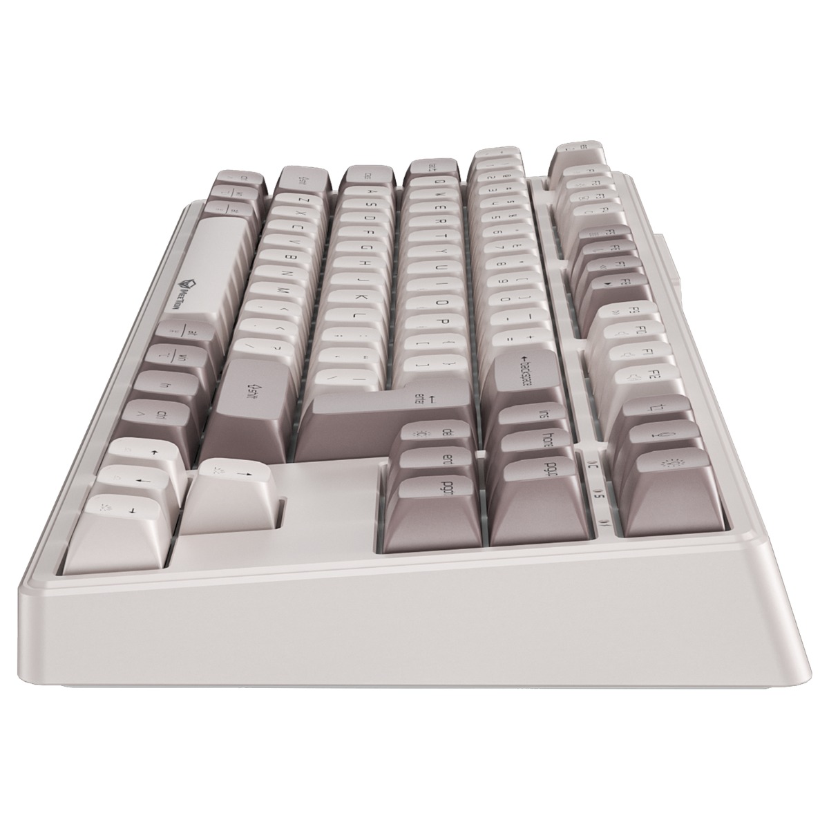 Meetion MT-MK14 Μηχανικό Πληκτρολόγιο Gaming Ενσύρματο & Ασύρματο με Bluetooth και 2.4G RGB Λευκό US - Image 7