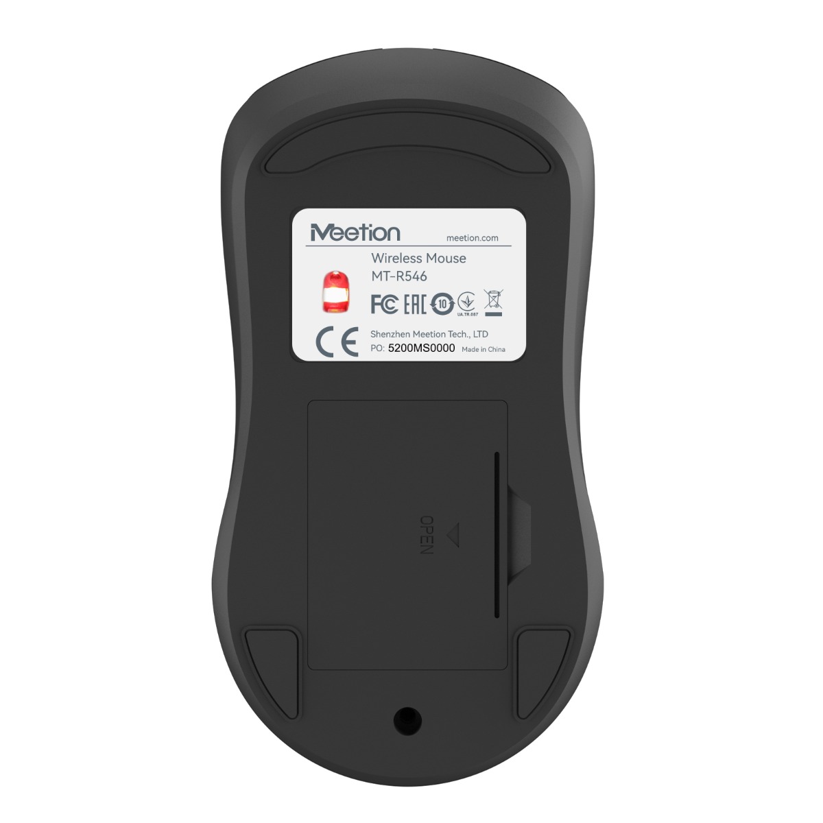 Meetion Ασύρματο Ποντίκι Office MT-R546 2.4G Μαύρο - Image 6