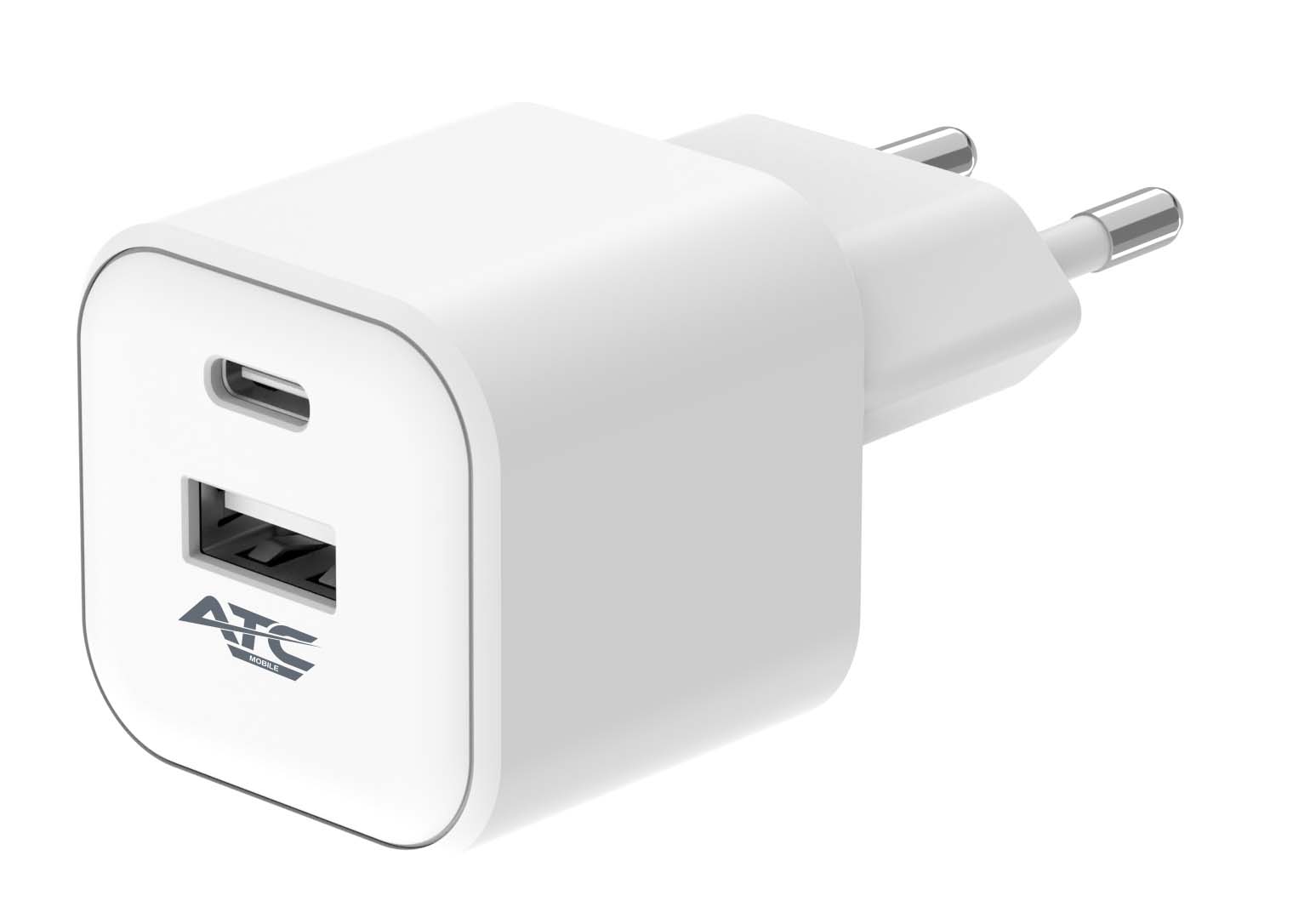 ATC-CH10 Φορτιστής PD με 2 Θύρες USB-Α & Type-C 12W - Image 4