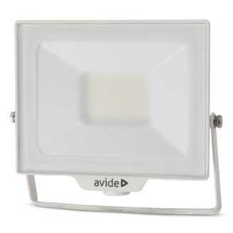 Avide Προβολέας LED SMD 30W NW 4000K Opt.PIR Λευκό