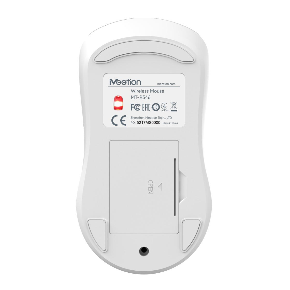 Meetion Ασύρματο Ποντίκι Office MT-R546 2.4G Λευκό - Image 6