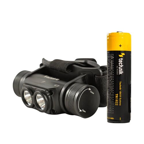 Technik Φακός Κεφαλής H32 με Μπαταρία 1x18650 OSRAM P9 & USB-C 1000lm - Image 4
