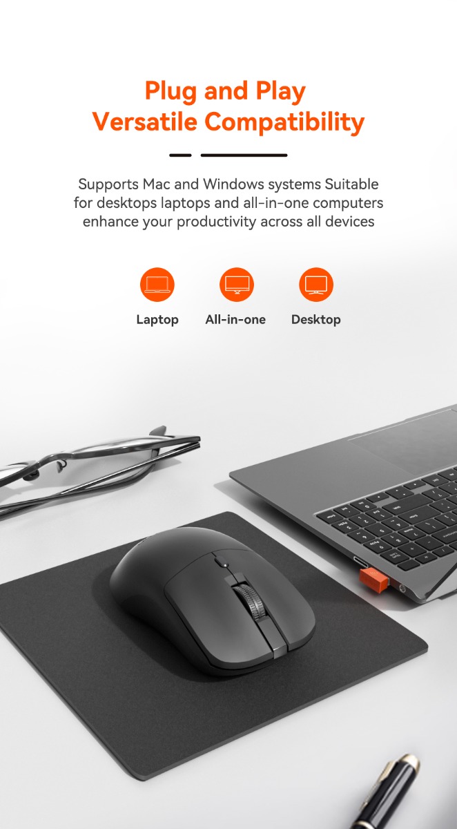 Meetion Ασύρματο Ποντίκι Office MT-R546 2.4G Μαύρο - Image 13