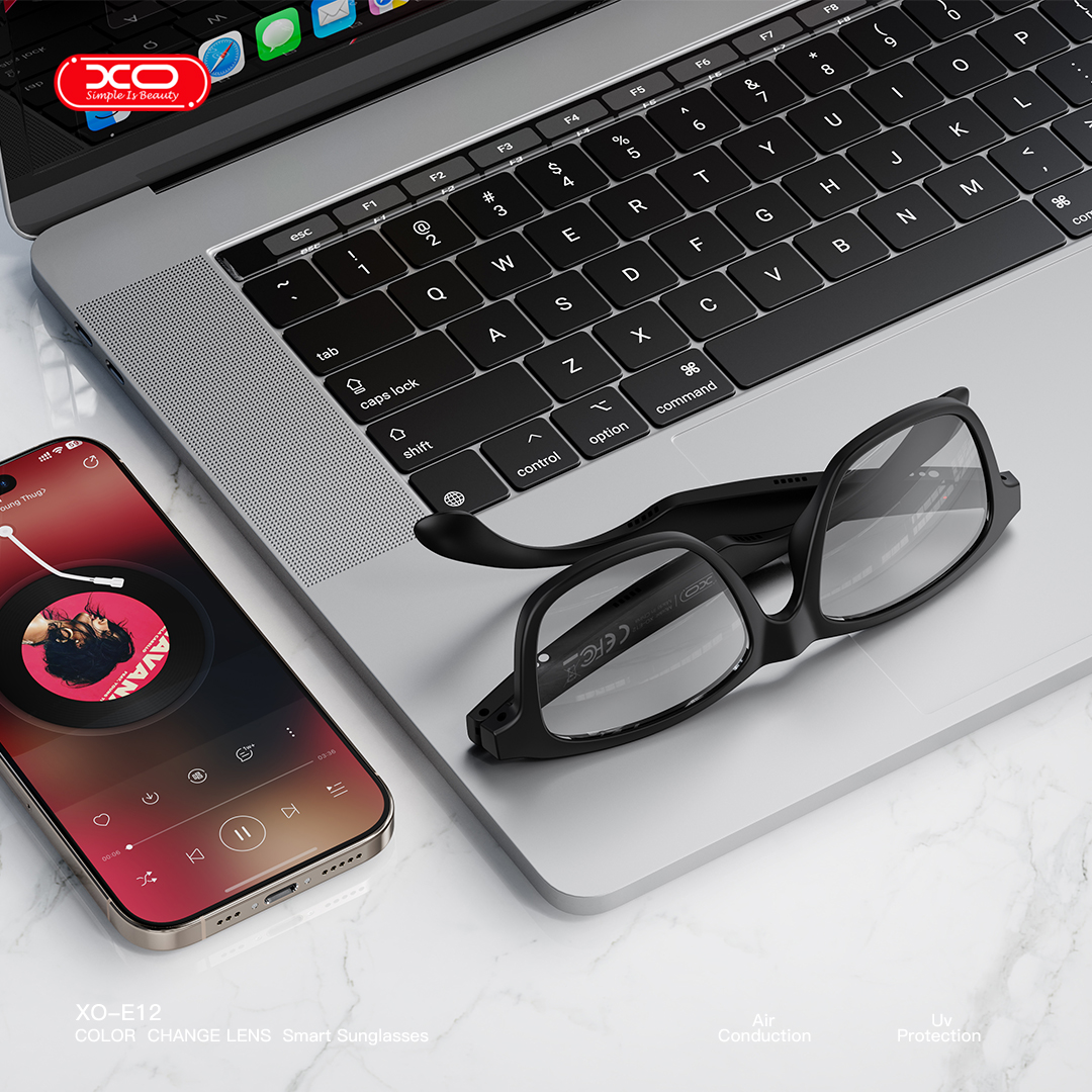 XO E12 Smart Audio Γυαλιά με Anti-Blu-Ray Φακούς - Image 7