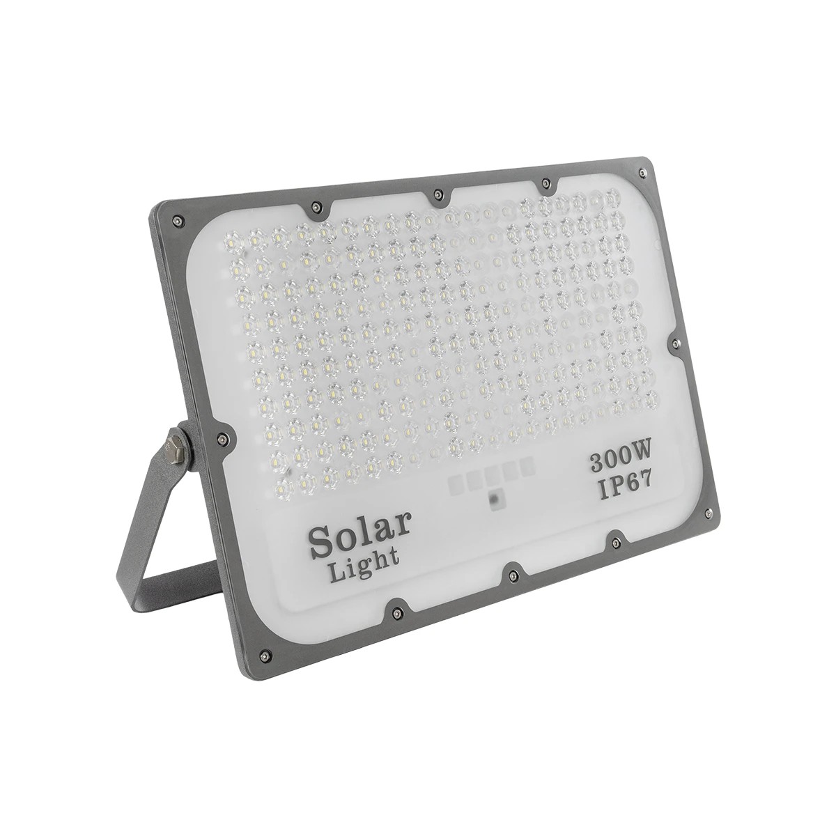GLOBOSTAR® LUMOVOX 73069 Προβολέας LED 300W 15000lm 120° DC 5V με Φωτοβολταϊκό Panel 5V 20W & Επαναφορτιζόμενη Μπαταρία Li-ion 3.2V 15000mAh Αδιάβροχο IP67 Ψυχρό Λευκό 6000K - 360 x SMD2835 Sanan Chip - Γκρι Ανθρακί - Μ37 x Π7.5 x Υ27cm - 2 Χρόνια Εγγύηση - Image 3