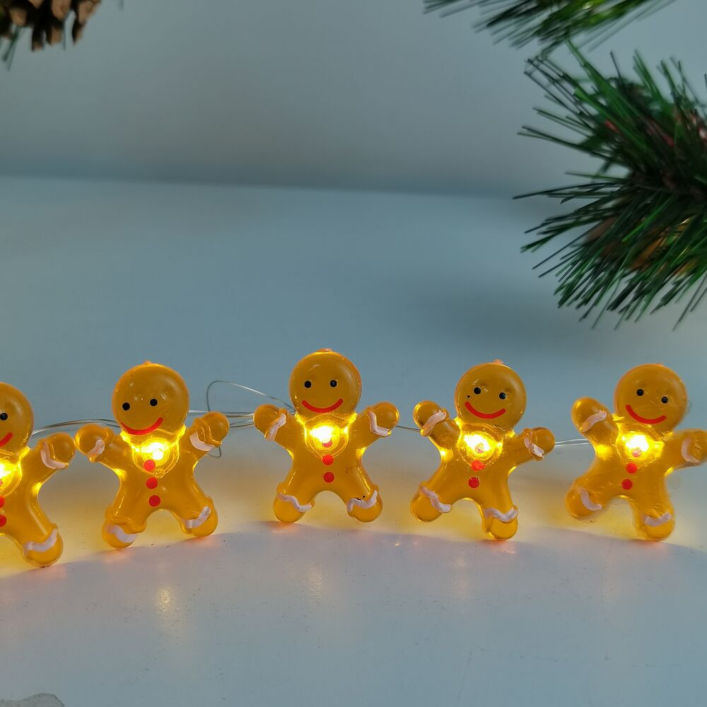 Modee Χριστουγεννιάτικα Διακοσμητικά Φωτάκια LED με Μπαταρία (10LED/120cm/10cm) Θερμό Λευκό - Image 4