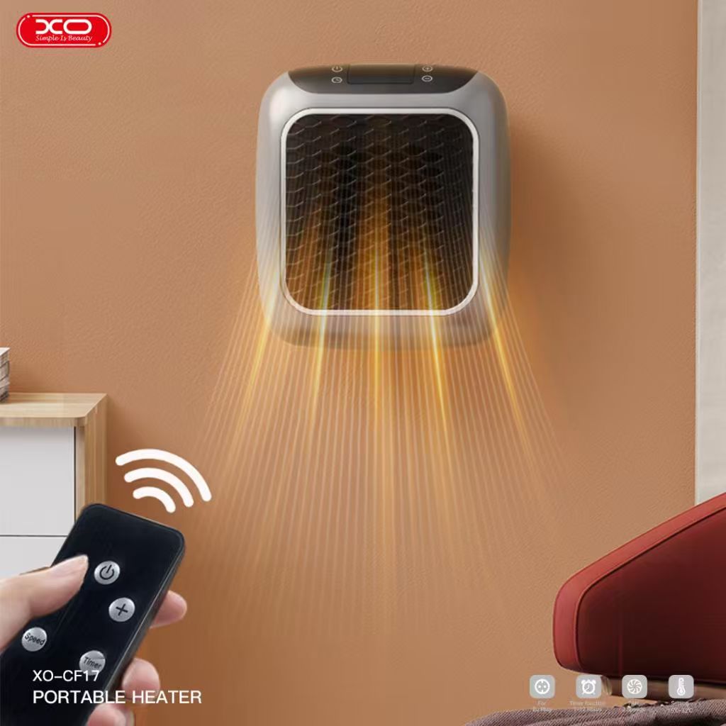 XO CF17 Mini Φορητή Μονάδα Θέρμανσης Τετράγωνη 400W - Image 3