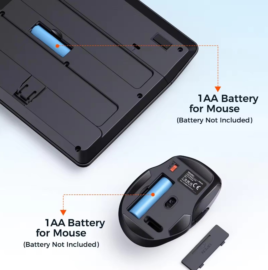 Meetion MT-C4130 2.4G Wireless Combo / Μαύρο - Image 5