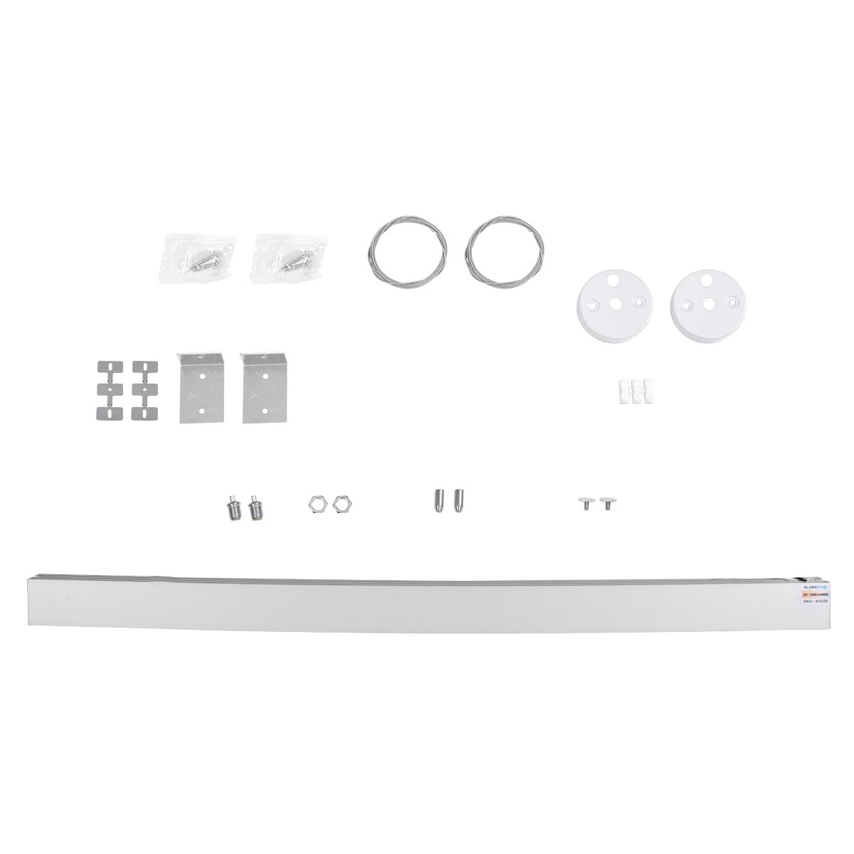 GLOBOSTAR® FELIX 61029-P Μοντέρνο Γραμμικό Κρεμαστό Φωτιστικό Οροφής LED 54W 6500lm 120° AC 220-240V IP20 Ρυθμιζόμενο Λευκό CCT με Χειριστήριο από 2700K έως 6000K Dimmable - Lumileds SMD Chip - Λευκό Ματ - Μ120 x Π3.5 x Υ7cm - 3 Χρόνια Εγγύηση - Image 11