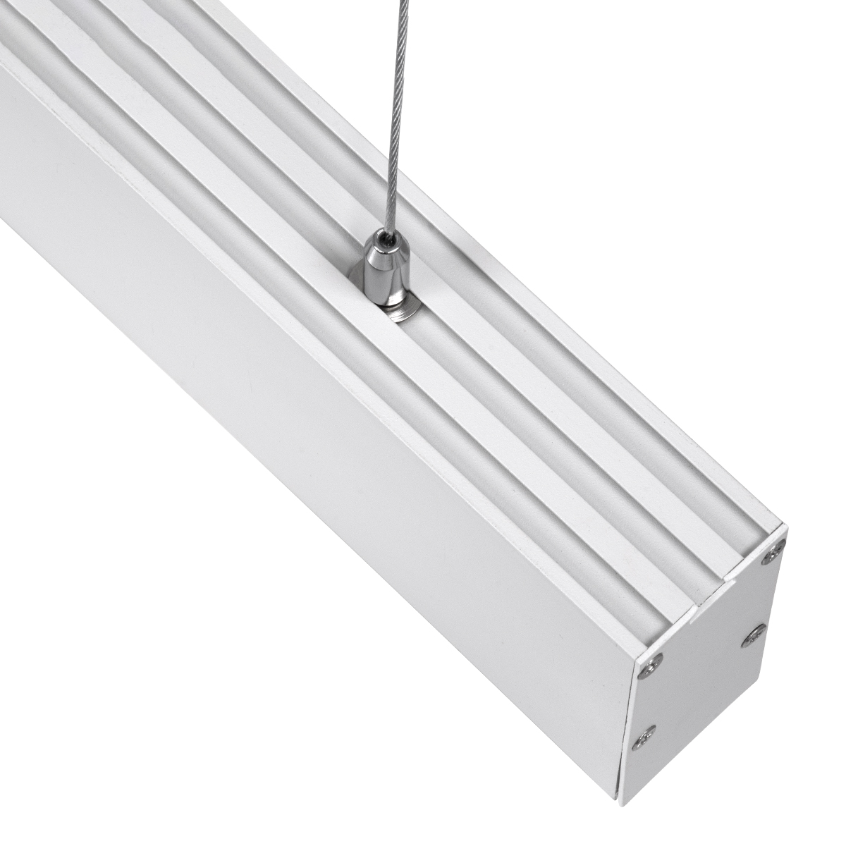 GLOBOSTAR® FELIX 61029-P Μοντέρνο Γραμμικό Κρεμαστό Φωτιστικό Οροφής LED 54W 6500lm 120° AC 220-240V IP20 Ρυθμιζόμενο Λευκό CCT με Χειριστήριο από 2700K έως 6000K Dimmable - Lumileds SMD Chip - Λευκό Ματ - Μ120 x Π3.5 x Υ7cm - 3 Χρόνια Εγγύηση - Image 7