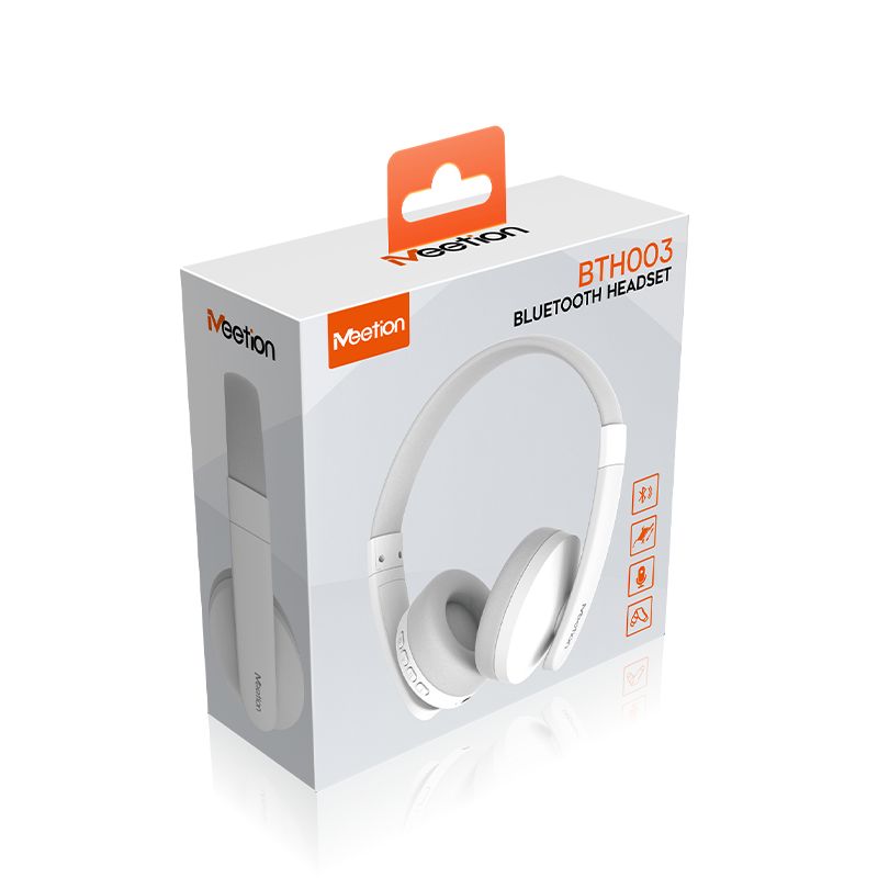 Meetion BTH003 Ακουστικά Κεφαλής Bluetooth Λευκό - Image 3