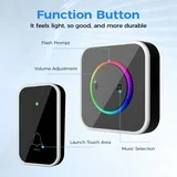 XO SF11 Ασύρματο Κουδούνι Πόρτας EU Standard με RGB Φλας - Image 5