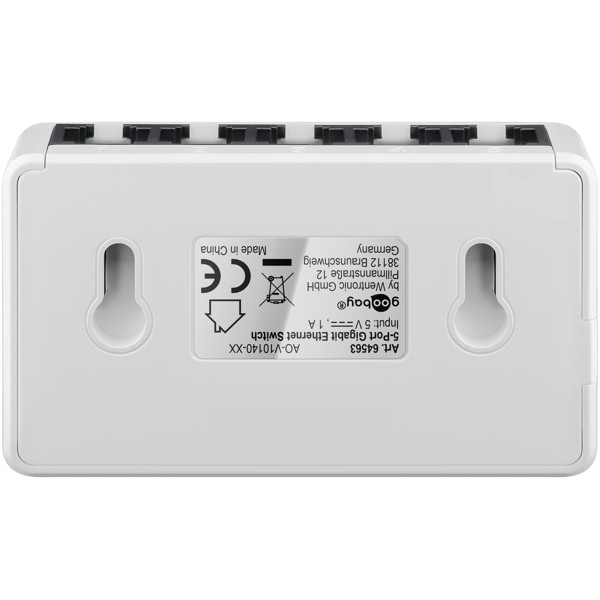Goobay Gigabit Ethernet Switch 5 Θυρών 64563 Λευκό - Image 4