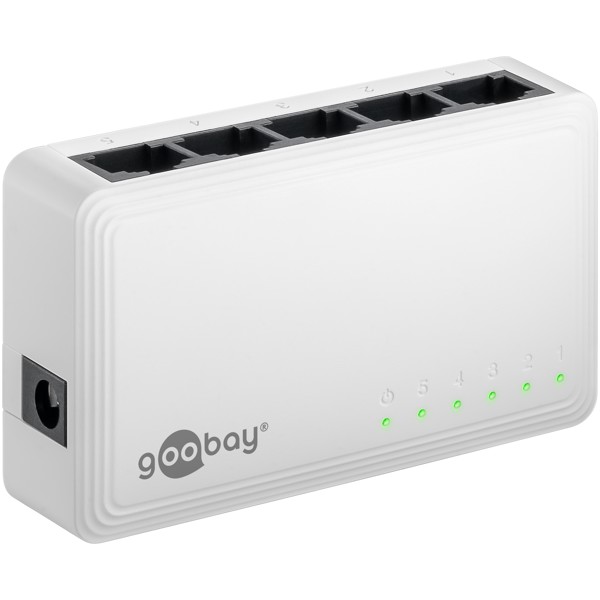 Goobay Gigabit Ethernet Switch 5 Θυρών 64563 Λευκό - Image 3