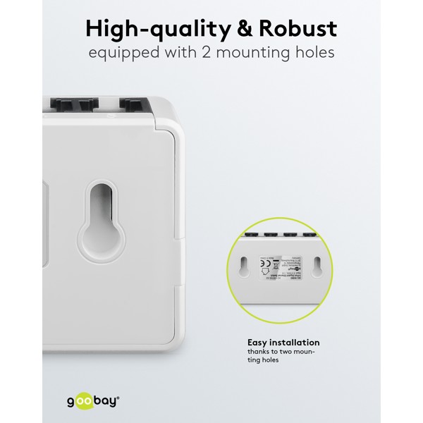 Goobay Gigabit Ethernet Switch 5 Θυρών 64563 Λευκό - Image 10