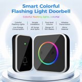 XO SF11 Ασύρματο Κουδούνι Πόρτας EU Standard με RGB Φλας - Image 6