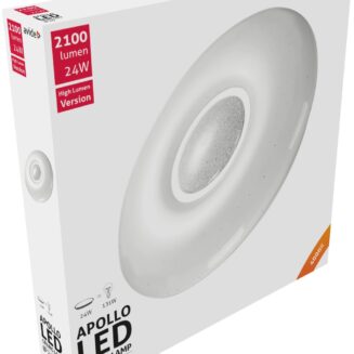 Avide LED Μοντέρνα Πλαφονιέρα Οροφής Apollo 24W 410*70mm Λευκό 4000K