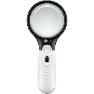 Goobay 41255 LED Μεγεθυντικός Φακός για Διάβασμα Λευκός