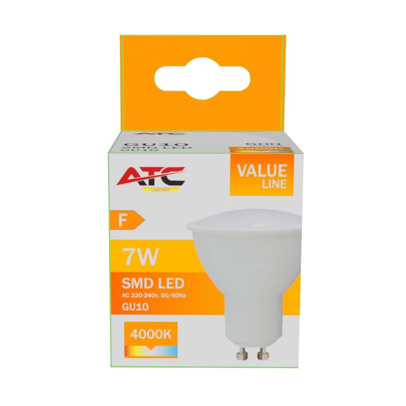 ATC SMD Λαμπτήρας LED Spot GU10 230V 7W/600LM 110° 4000K - Image 2
