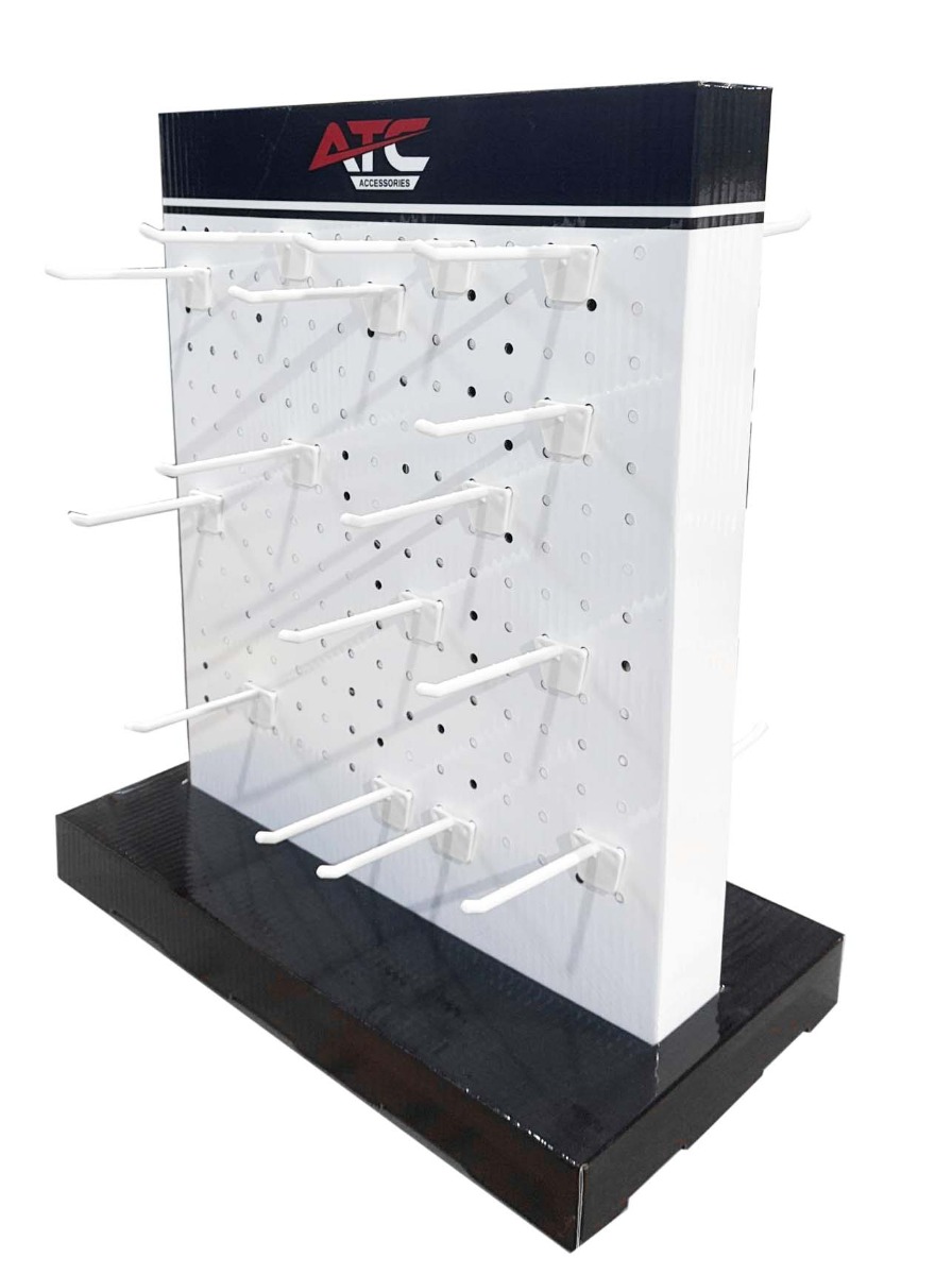 ATC Επιτραπέζιο Stand Προβολής Διπλής Όψης με Άγκιστρα 50cm - Image 4