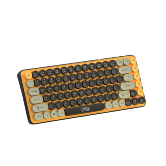 XO KB-12 Ασύρματο Πληκτρολόγιο Bluetooth Tri-Colour Πορτοκαλί