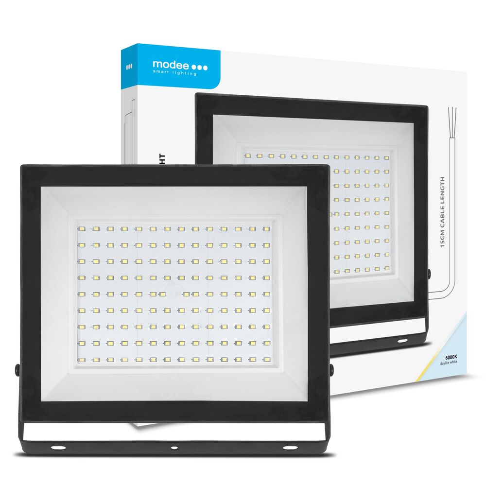 Modee Lighting Προβολέας LED E-series Slim 100W 120° 6000K 8000lm ERP - Image 3