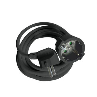 Technik Μπαλαντέζα 2m 1 Θέσης 3×1,5 mm² 16A Μαύρο