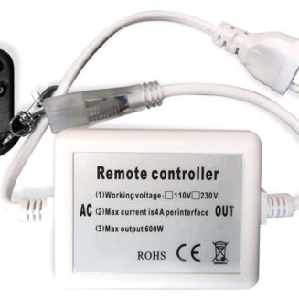 Avide LED Ταινία 220V 600W Ντίμερ 5050 SMD RF Τηλεχειριστήριο και Controll