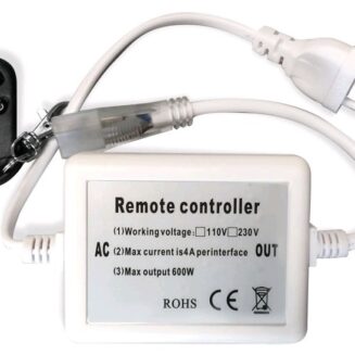 Avide LED Ταινία 220V 600W Ντίμερ 3528 SMD RF Τηλεχειριστήριο και Controll