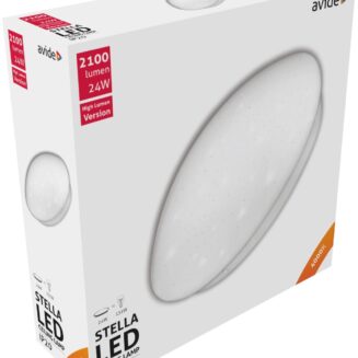 Avide LED Μοντέρνα Πλαφονιέρα Οροφής Stella (Starry) 24W 380*110.0mm Λευκό 4000K