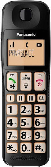 Panasonic KX-TGE310SPB Ασύρματο Τηλέφωνο Μαύρο - Image 5